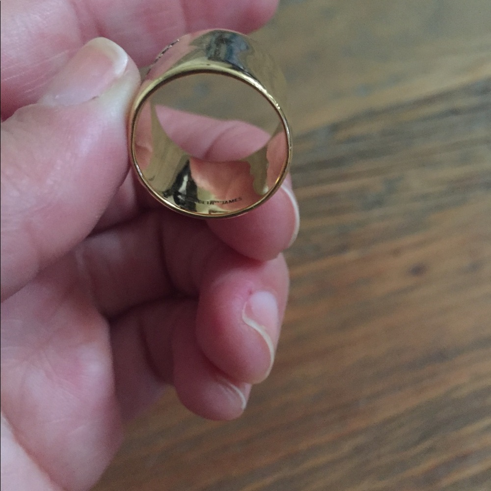 Gold Statement Ring - image 8